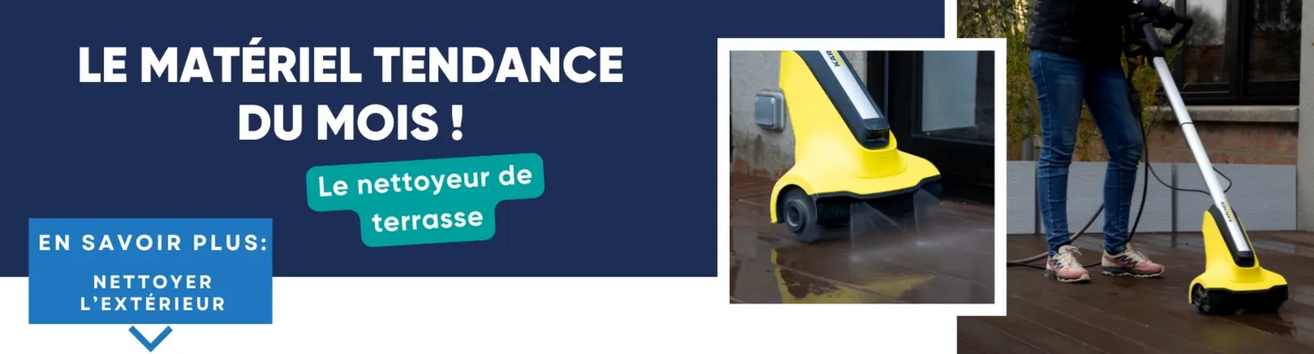 Tout savoir sur le nettoyeur de terrasse