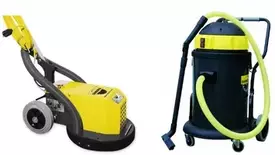 Ponceuse béton portative avec aspirateur