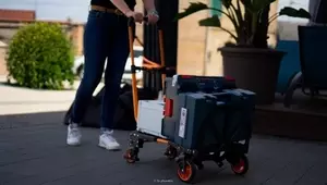 Chariot pliable